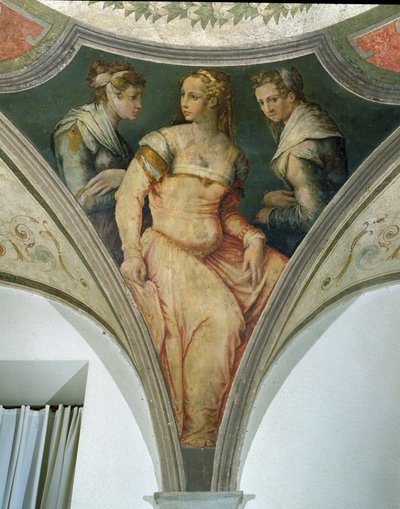 Muse, Camera di Apollo e delle Muse by Giorgio Vasari